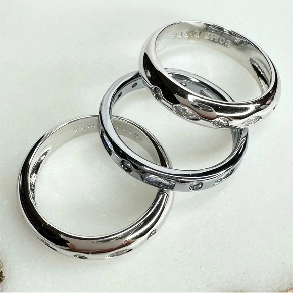 Bomb Party Luxe Bands Take a Bow, Diva RBP8729 NWT Rhodium/Hematite Plating - Picture 3 of 9